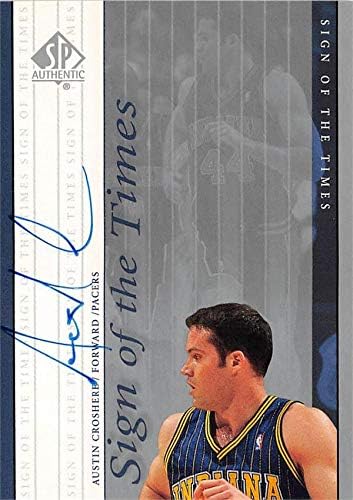 Austin Croshere כרטיס כדורסל חתימה 2000 שלט הסיפון העליון של The Times CR - כרטיסי כדורסל לא חתומים