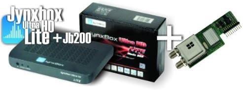 Jynxbox Ultra HD Lite עם דגם חדש יותר של JB200, שחור,
